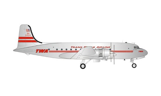 DOUGLAS DC-4 - TWA - "THE ACROPOLIS"