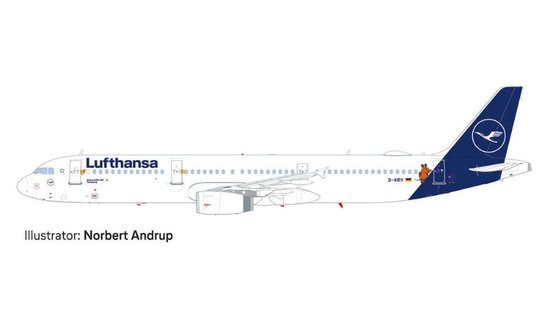 Lufthansa Airbus A321 " THE MOUSE "