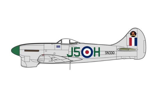 3 SQUADRON, SN330, HAWKER TEPEST MKV