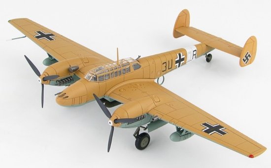 Bf110E-2 Messerscmitt Luftwaffe, Trop, 7./ZG 26, Libya 1942