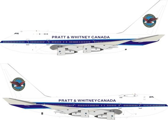 Boeing 747SP Pratt & Whitney Canada with stand