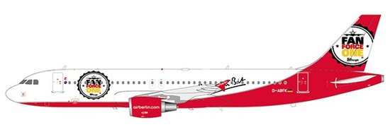 Airbus A320 Air Berlin "Fan Force One" 