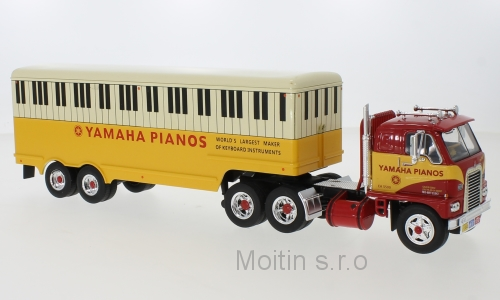 International Harvester DCOF-405, red/yellow, "Yamaha Pianos", 1959