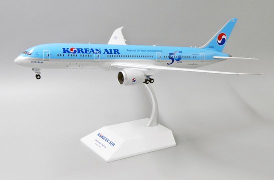 Boeing 787-9 Korean Air - Beyond 50 Years of Excellence with stand