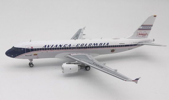 Airbus A320 Avianca "100 years Anniversary" with stand