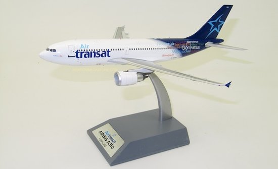 Airbus A310-304 Air Transat with stand