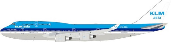Boeing 747-400 KLM Asia with stand