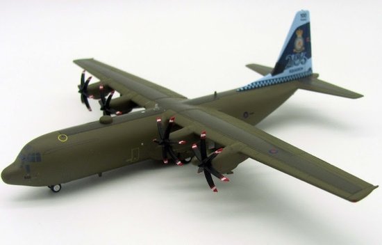 Lockheed Hercules C130J-30 L382 RAF with stand