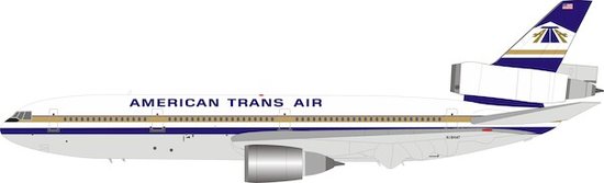 Douglas DC10-40 American Trans Air with stand