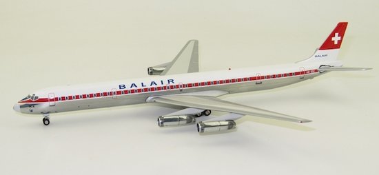 Douglas DC8-63 Balair with stand