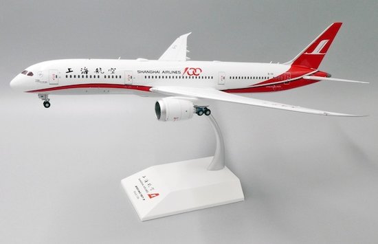 Boeing 787-9 Shanghai Airlines ''100th''  with stand