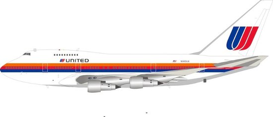 Boeing 747SP United Airlines so stojančekom