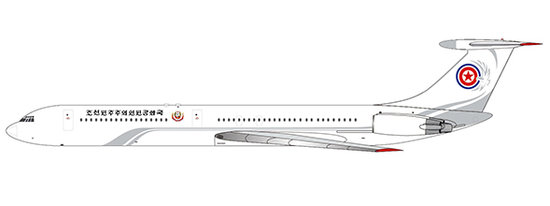 Ilyushin IL62M Nordkorea Regierung " New Livery "