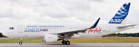 Airbus A320-200 Airbus House Color /Air Asia - "1st Sharklet Operator"