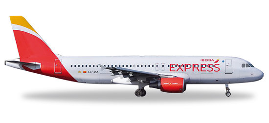 Der Airbus A320 Iberia Express