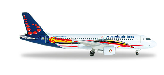 Der Airbus A320 " Red Devil " Brussels Airlines