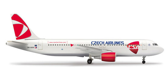Lietadlo Airbus A320 CSA Czech Airlines 