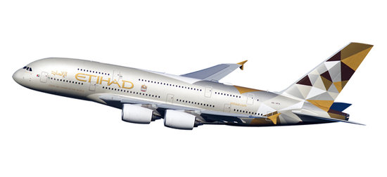 Lietadlo Airbus A380 Etihad Airways sf