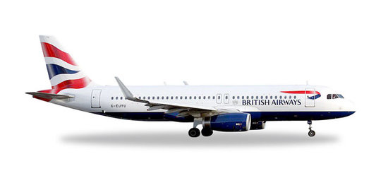 Eine Boeing 320 der British Airways