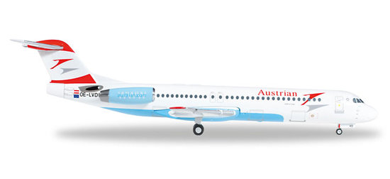 Fokker 100 Austrian Airlines "Skopje"