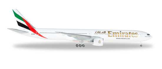 Boeing 777-300ER, Emirates, Metall