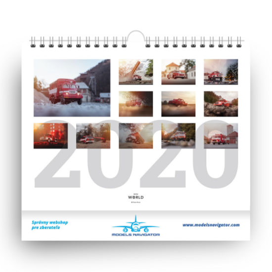 Calendar "FIRE" cars 2020