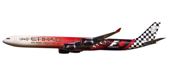 Airbus A340-600 Etihad Airways  "Abu Dhabi Grand Prix"