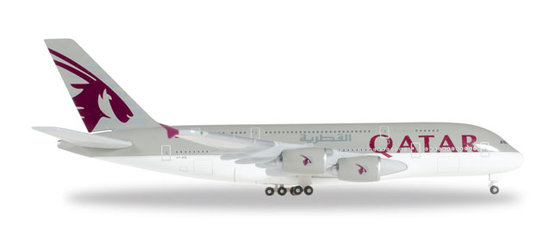 Airbus A380 von Qatar Airways