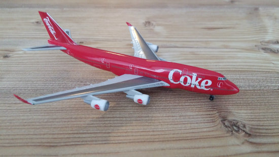 Boeing B747-400 Coca-Cola Extra prototyp