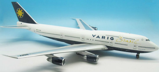 Boeing 747-341 Varig, with stand 