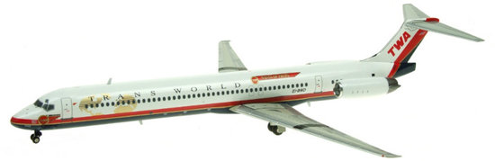 Mcdonell douglas MD-80 TWA - "1996s" Colors
