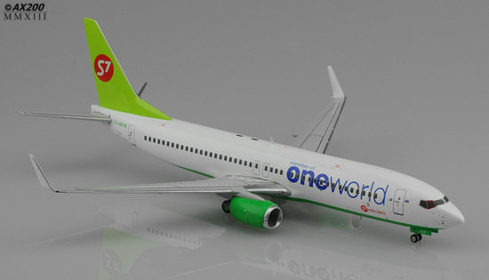 Boeing B737-83NWL S7 Airlines "One World" Colors