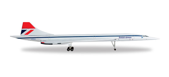 Lietadlo Concorde  British Airways Aérospatiale-BAC  (Negus colors)
