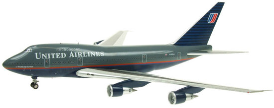 Lietadlo Boeing B747S UNITED AIRLINES   NEW COLOURS