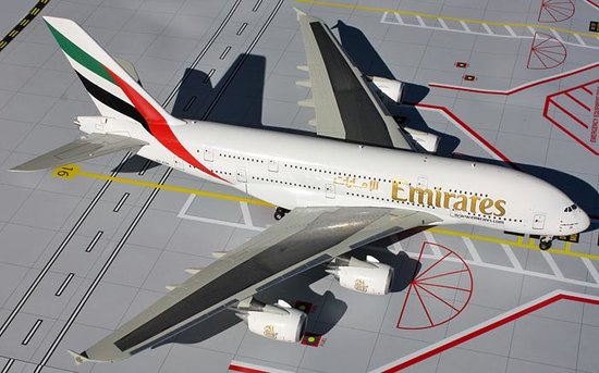 Der Airbus A380-800 EMIRATES