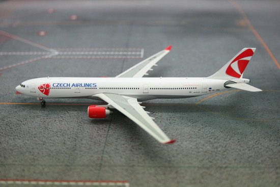 Aircraft Airbus A330-300 ČSA Czech Airlines "2010s" colors w. "90th Anniversary"