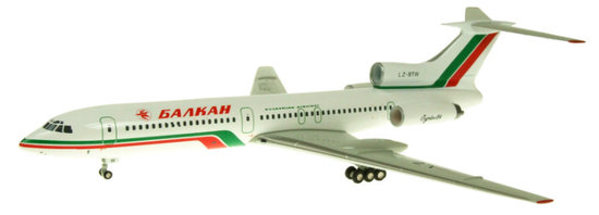 Das Flugzeug Tupolew TU-154M BALKAN