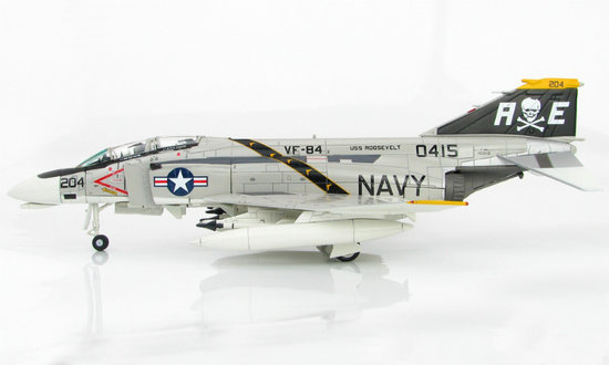 F4N Phantom II, US Navy, VF-84, USS Roosevelt, over Mount Etna, (1975)