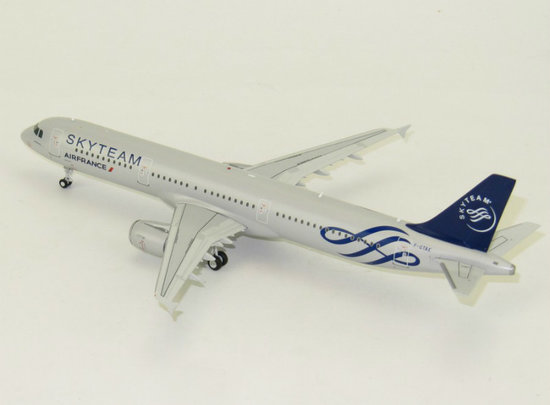 Airbus A321 Air France " Skyteam " mit Standfuß