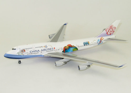 Boeing B747-400 China Airlines " Jimmy " mit Standfuß