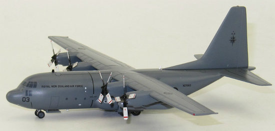 Hercules C130H New Zealand Air Force, with stand