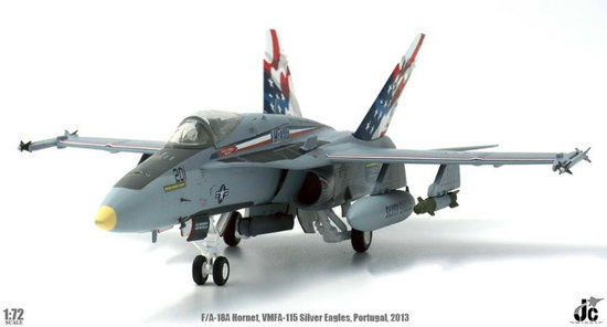 F18A Super Hornet US Marines, Silver Eagles, Lajes, Portugal, 2013