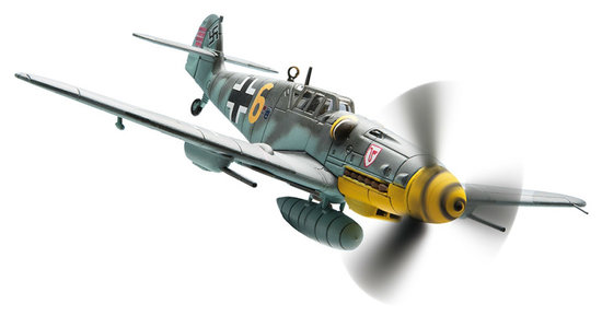 Stihacie lietadlo Messerschmitt Bf-109G-6 9./JG3, September 1943