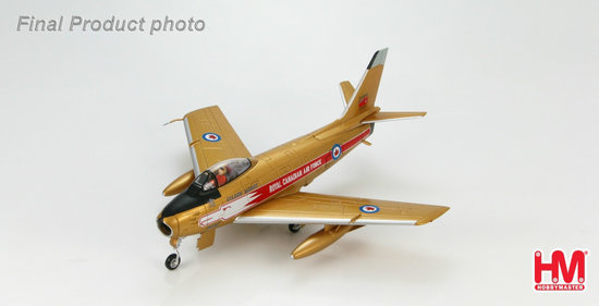 Aircraft Sabre Mk.5 Golden Hawk 23037, 1960 Aerobatic Team, RCAF