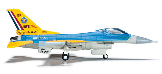 Stihačka Lockheed F-16C Fighting Falcon USAF Texas ANG, 147th FW, 111th FS - 90th Anniversary