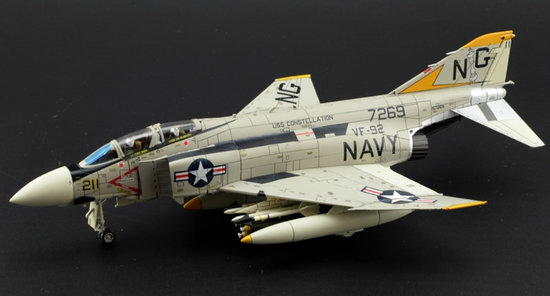 F-4J Phantom II (USN VF-92 Silver Kings, NG211 "Silver Kite 211", USS Constellation, Vietnam, May 1972)