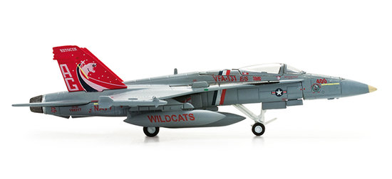 Kampfflugzeug McDonnell Douglas F / A-18, die Marine " Wildkatzen " rot