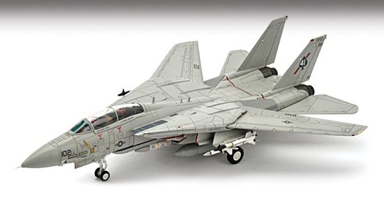 Stíhačka F14A TOMCAT VF-41 BLACK ACES AJ107
