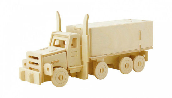 3D puzzle truck + 4 colors