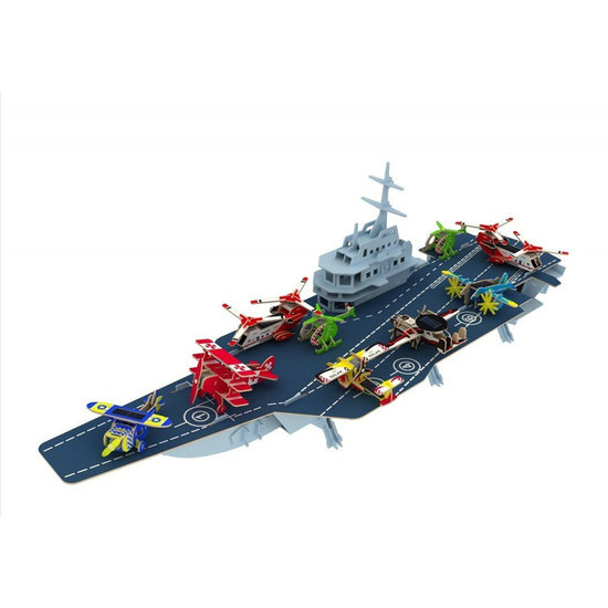 3D-Puzzle-Roboter Flugzeugträger
